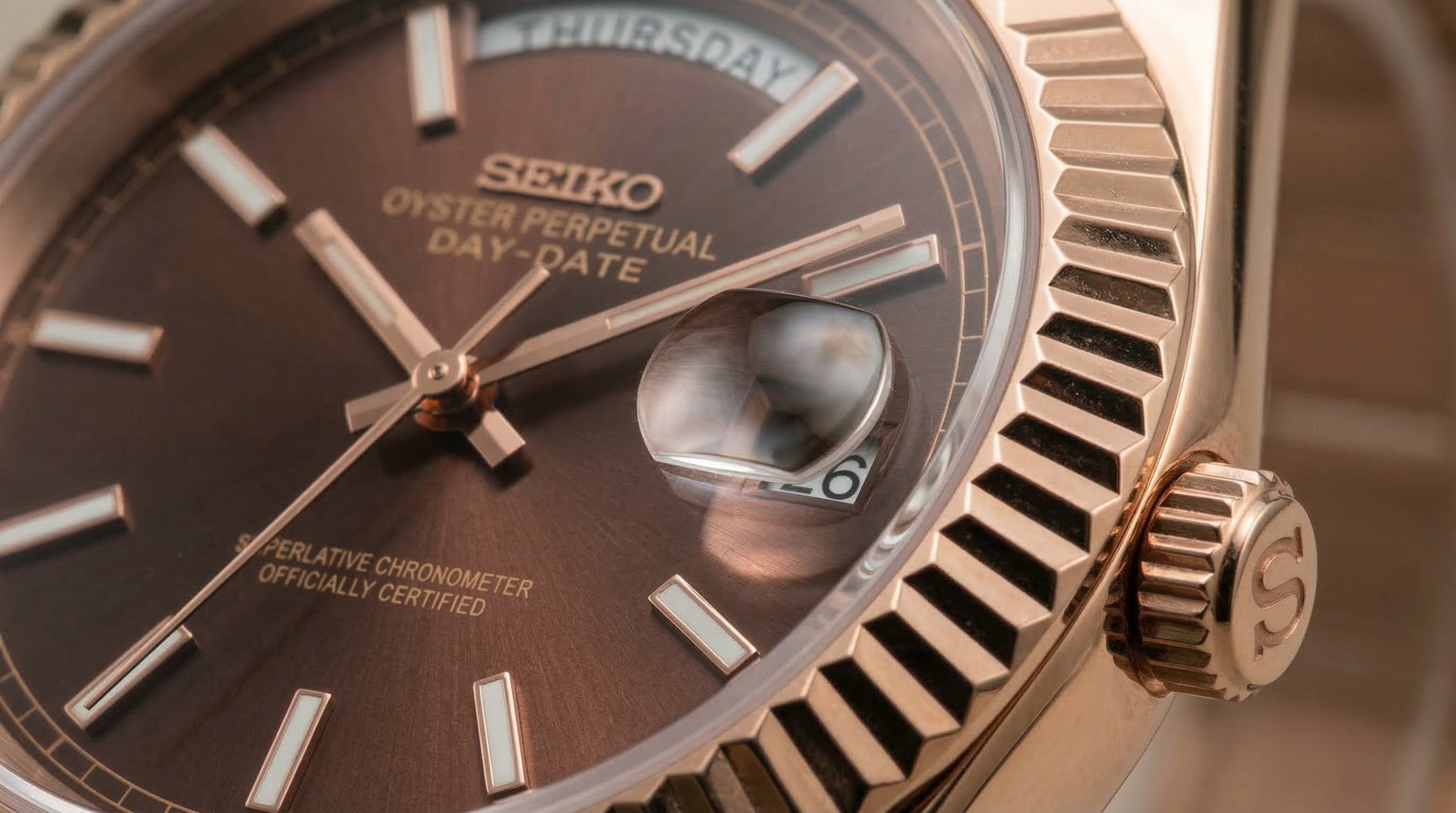 Day-date Rose Gold Chocolate Dial