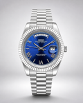 Day-Date – Stainless Steel Blue Dial