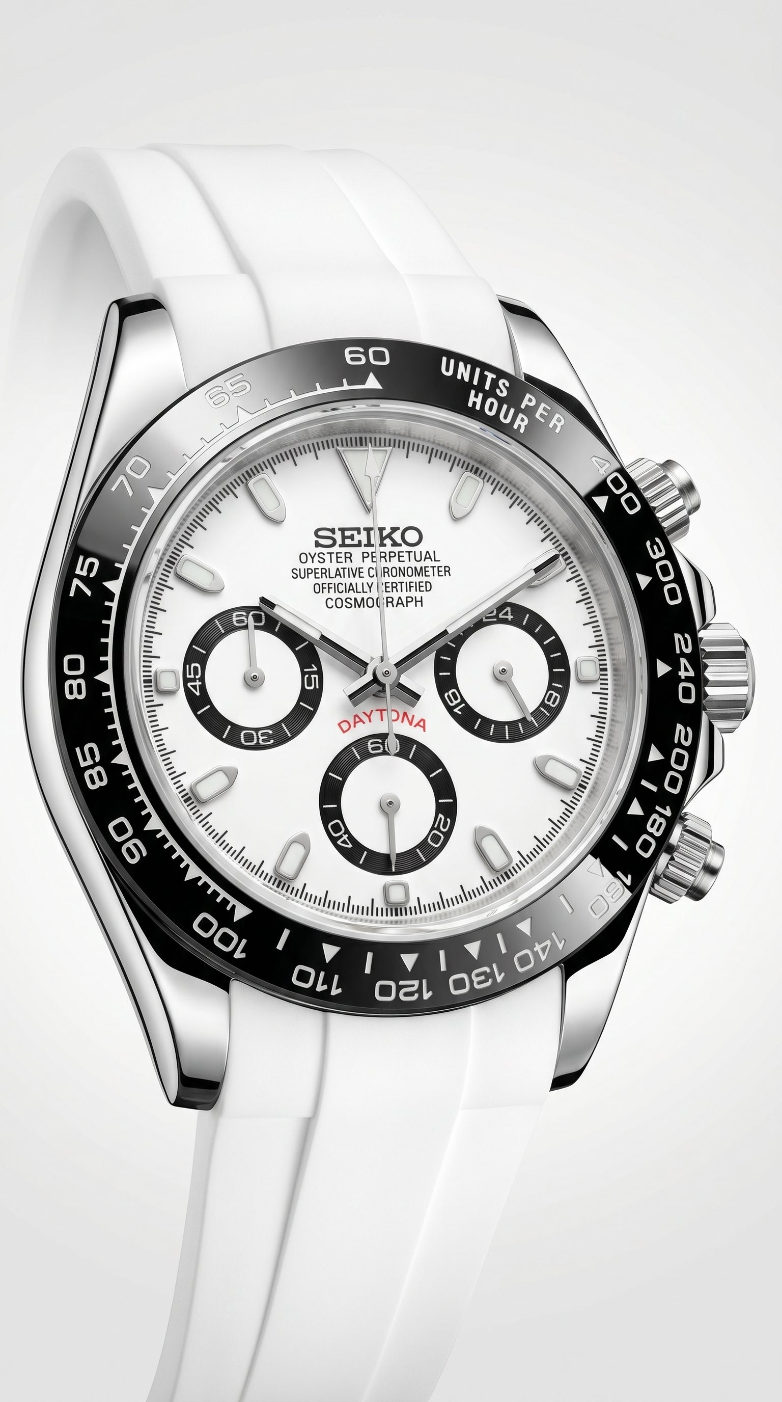 Panda Daytona White Strap Mod – VK63 Chronograph