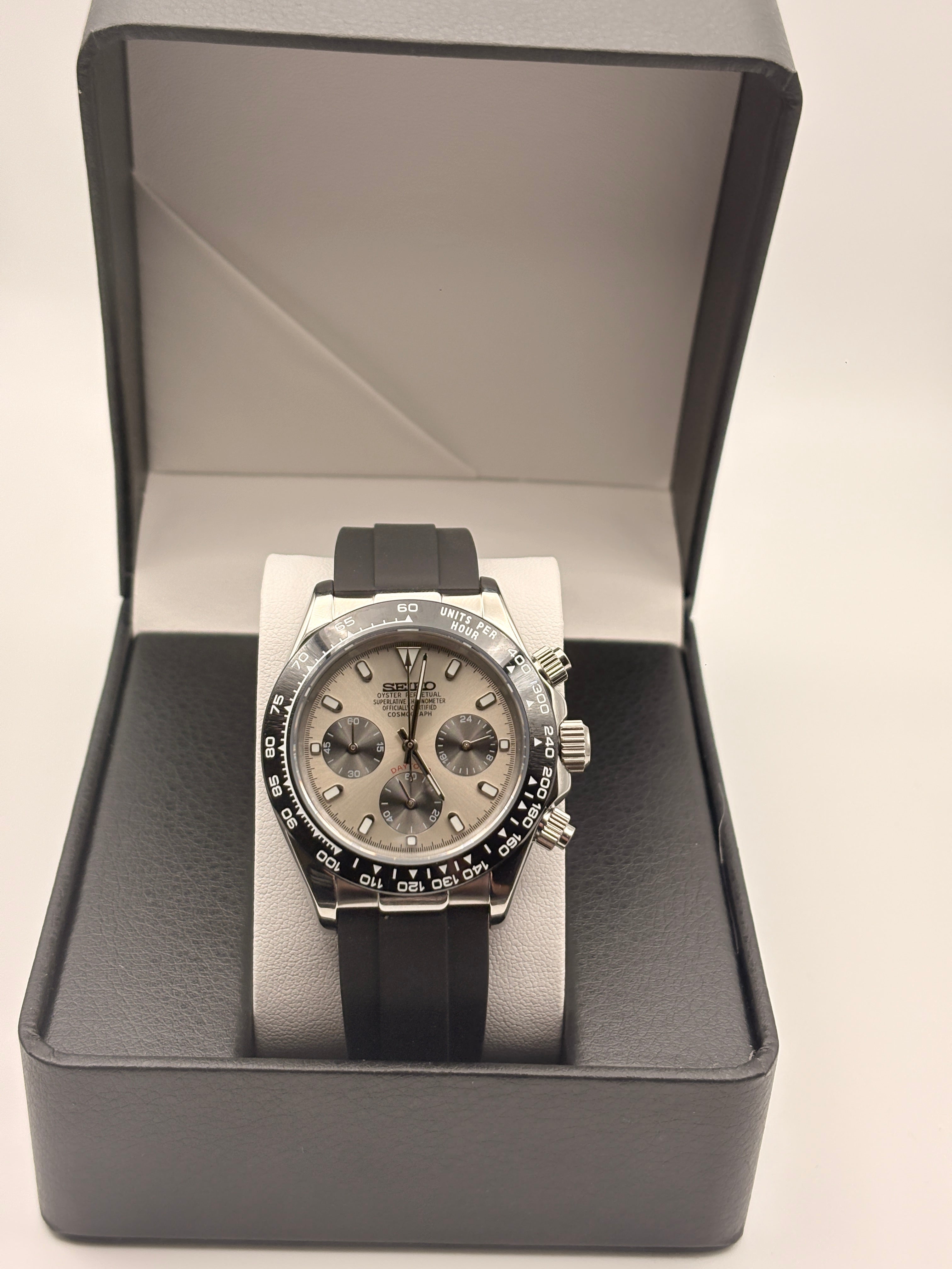 Silver Reverse Panda Chronograph