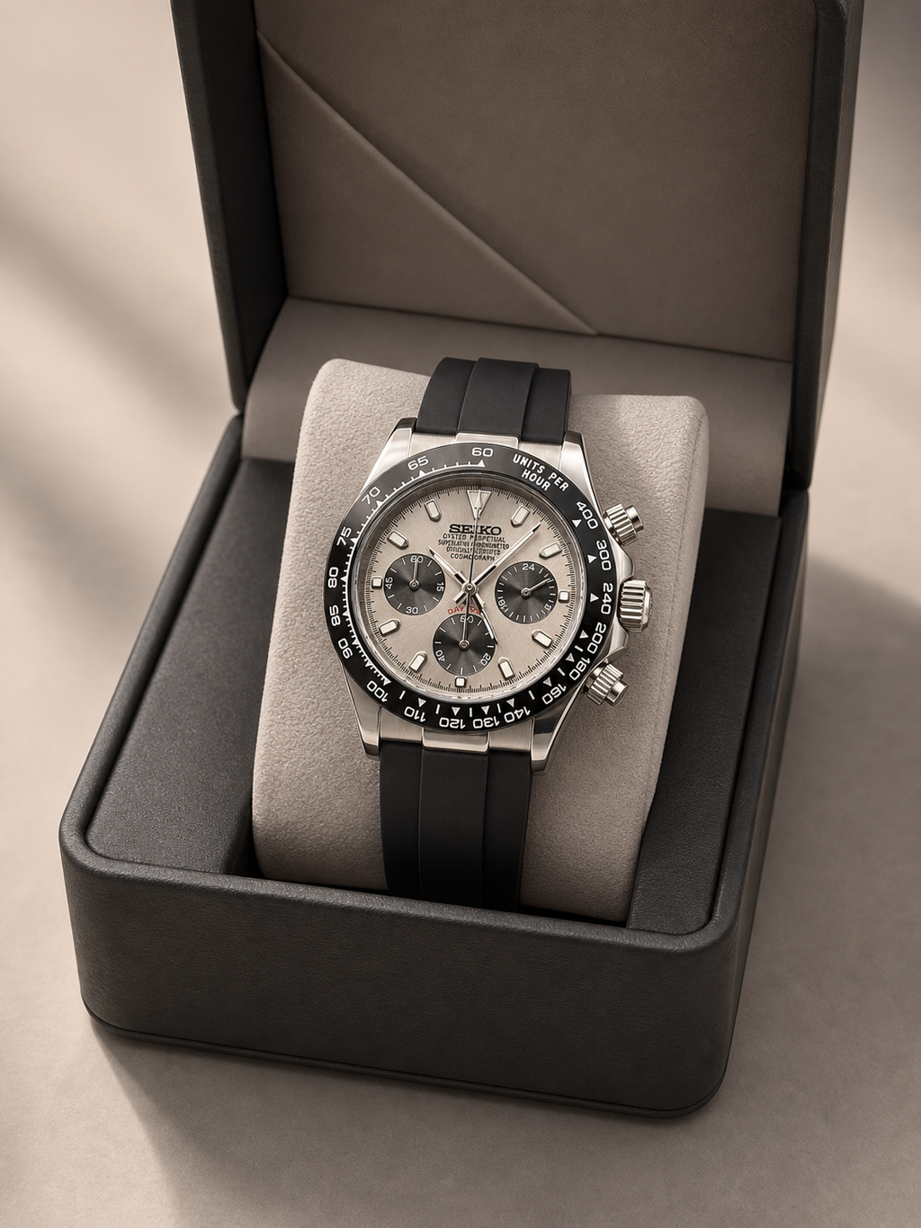 Silver Reverse Panda Chronograph