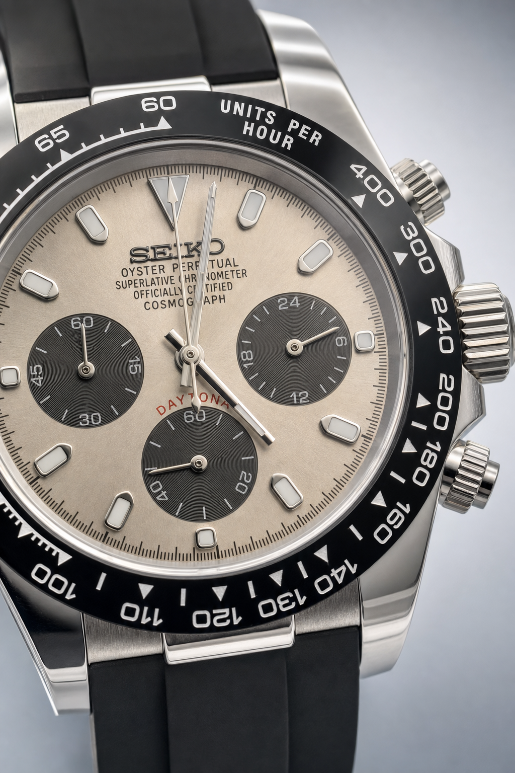 Silver Reverse Panda Chronograph
