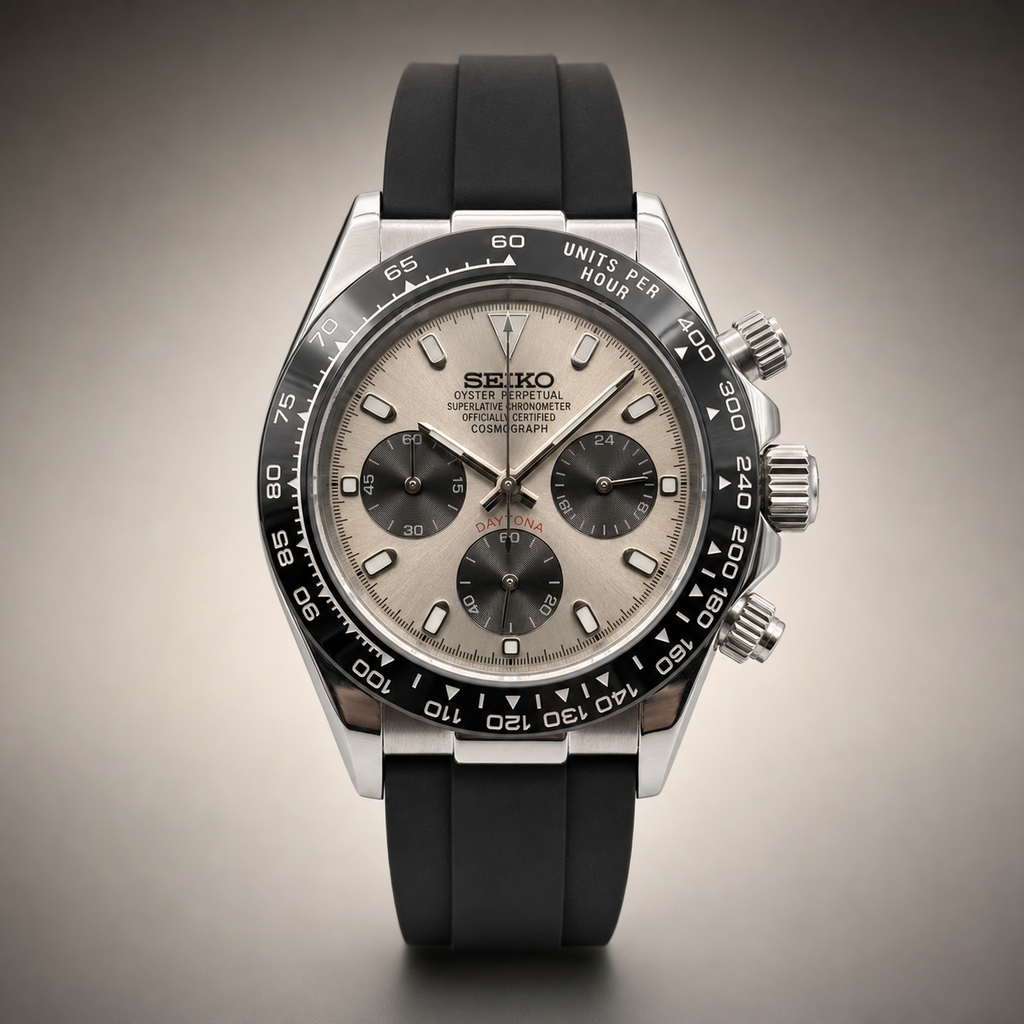 Silver Reverse Panda Chronograph