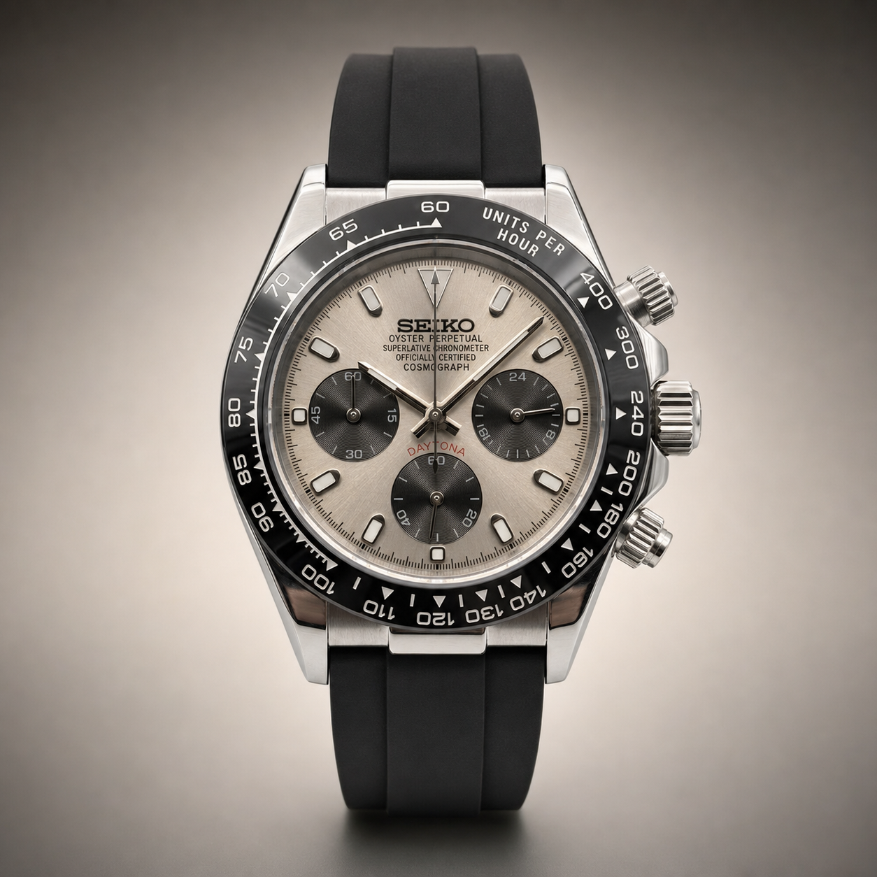 Silver Reverse Panda Chronograph