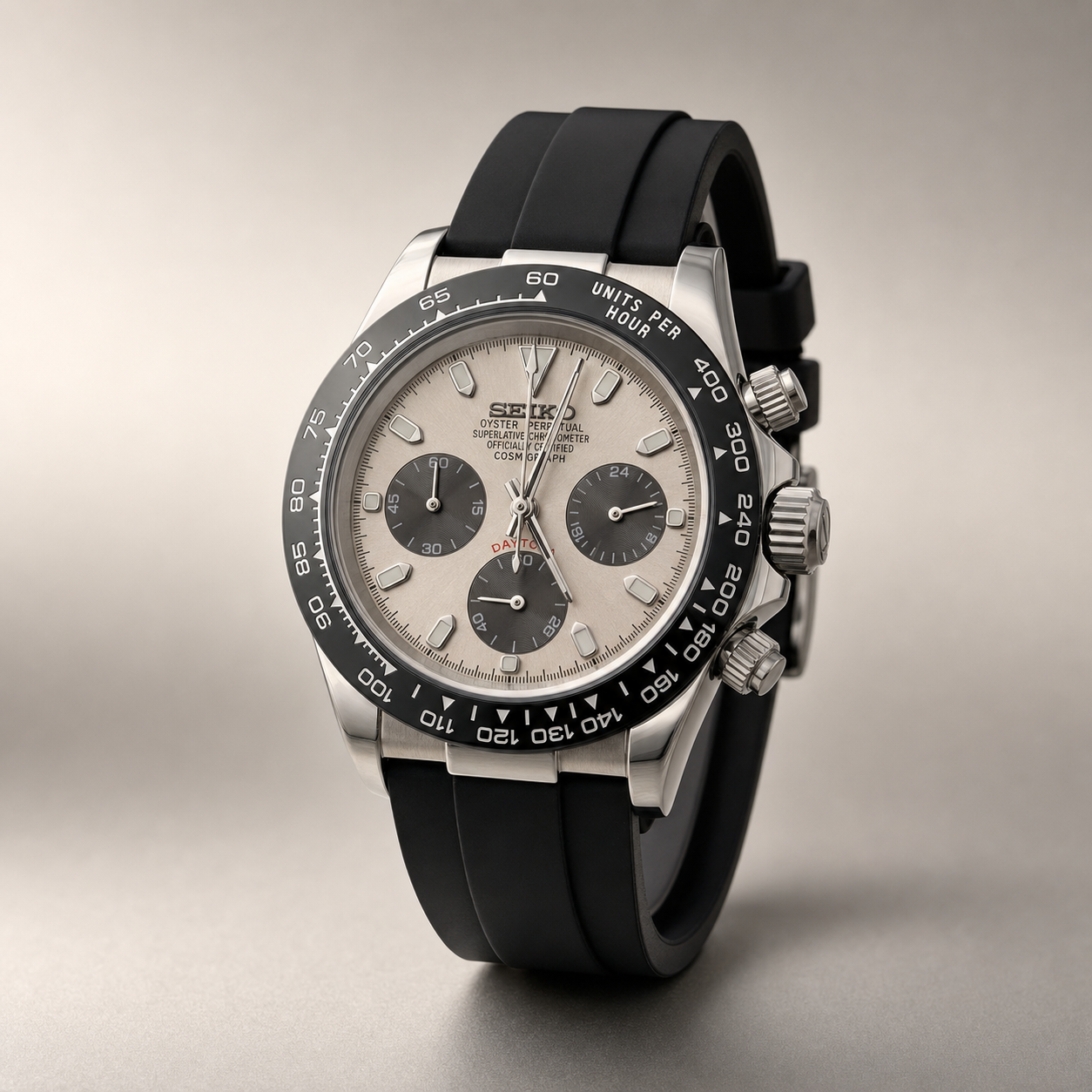 Silver Reverse Panda Chronograph