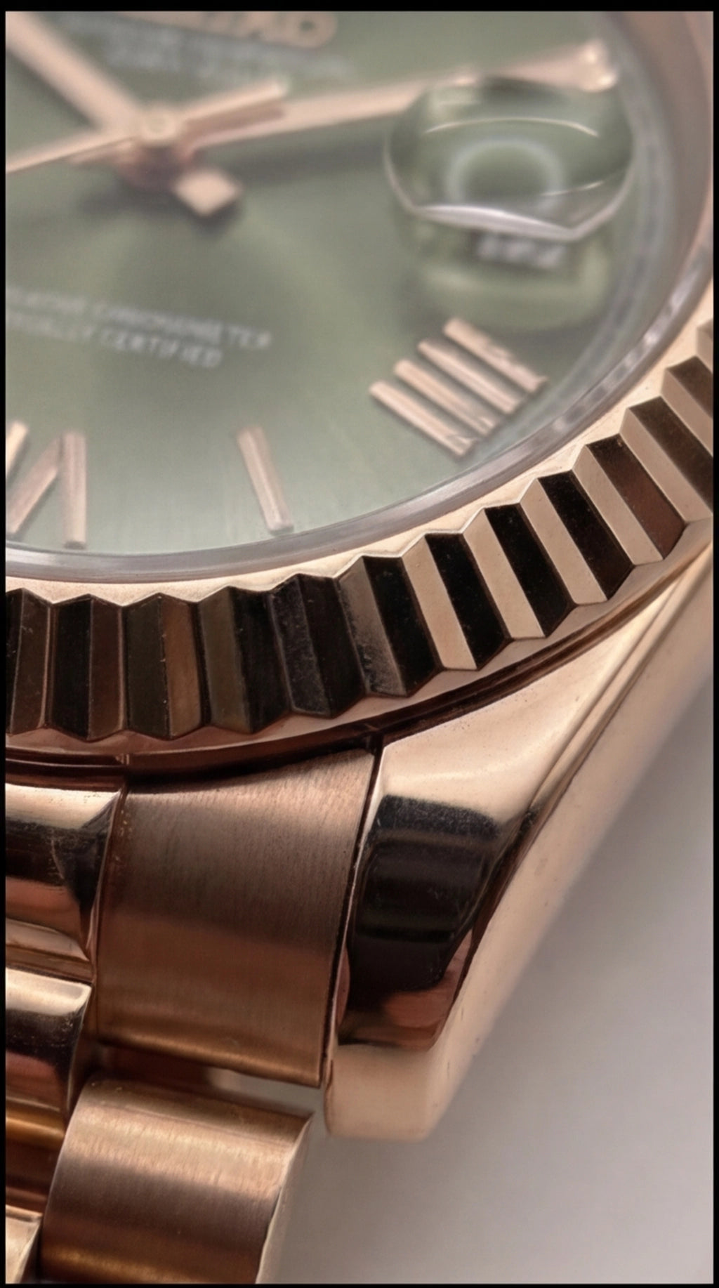 Day-date Rose Gold Olive Dial